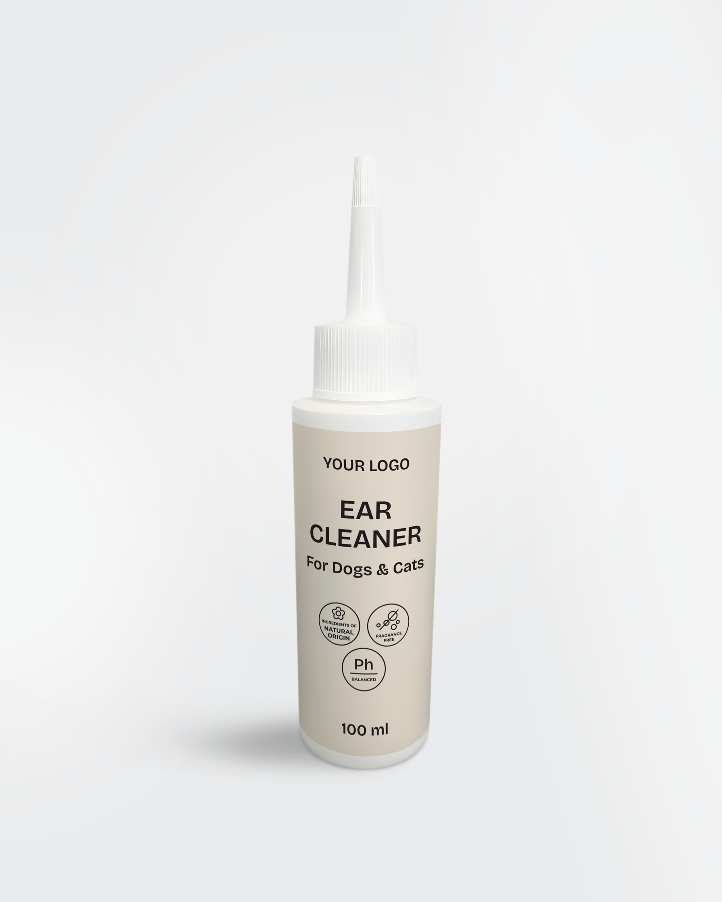 White Label Natural Ear cleaner for dogs and cats I 100 ml